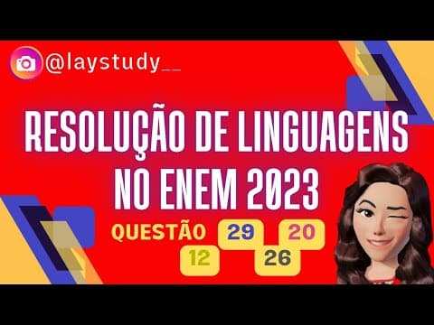 Thumbnail da aula: Era um gato preto, como convinha a um cultor das boas letras... (LINGUAGENS no #enem2023 🚀)