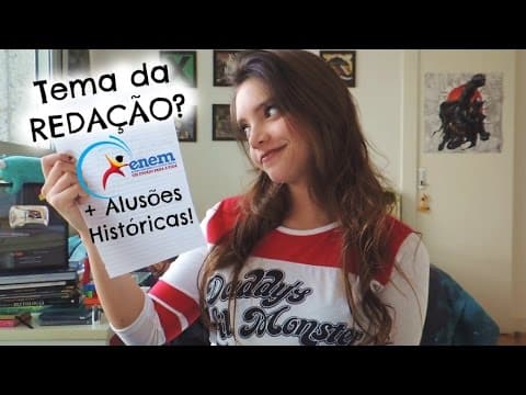 Thumbnail da aula: TEMAS E ALUSÕES HISTÓRICAS PARA A REDAÇÃO DO ENEM 2016 - Débora Aladim