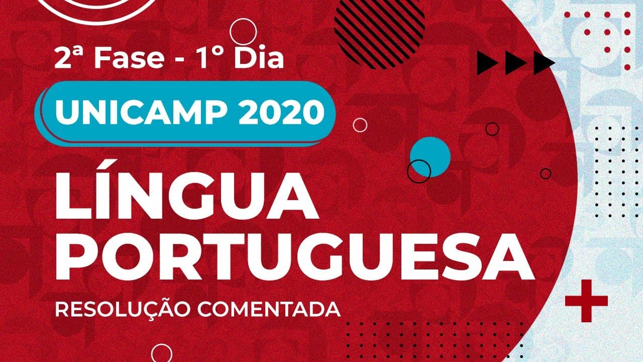 Thumbnail: Resolução Comentada - UNICAMP 2020 - 2ª fase - 1º dia - Língua Portuguesa