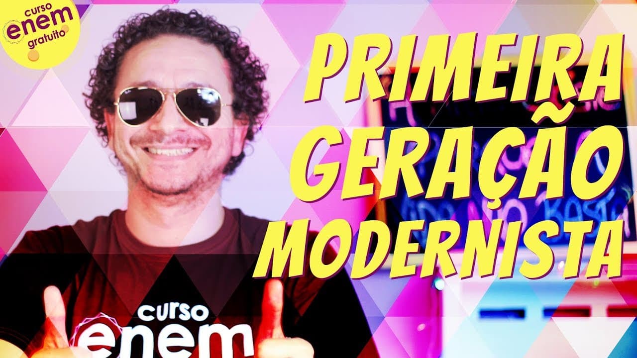 Thumbnail: PRIMEIRA GERAÇÃO MODERNISTA | Resumo de Literatura para o Enem