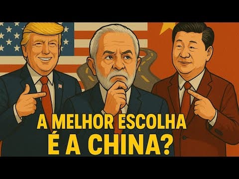 Thumbnail da aula: O Brasil já escolheu a CHINA como sua parceira econômica.
