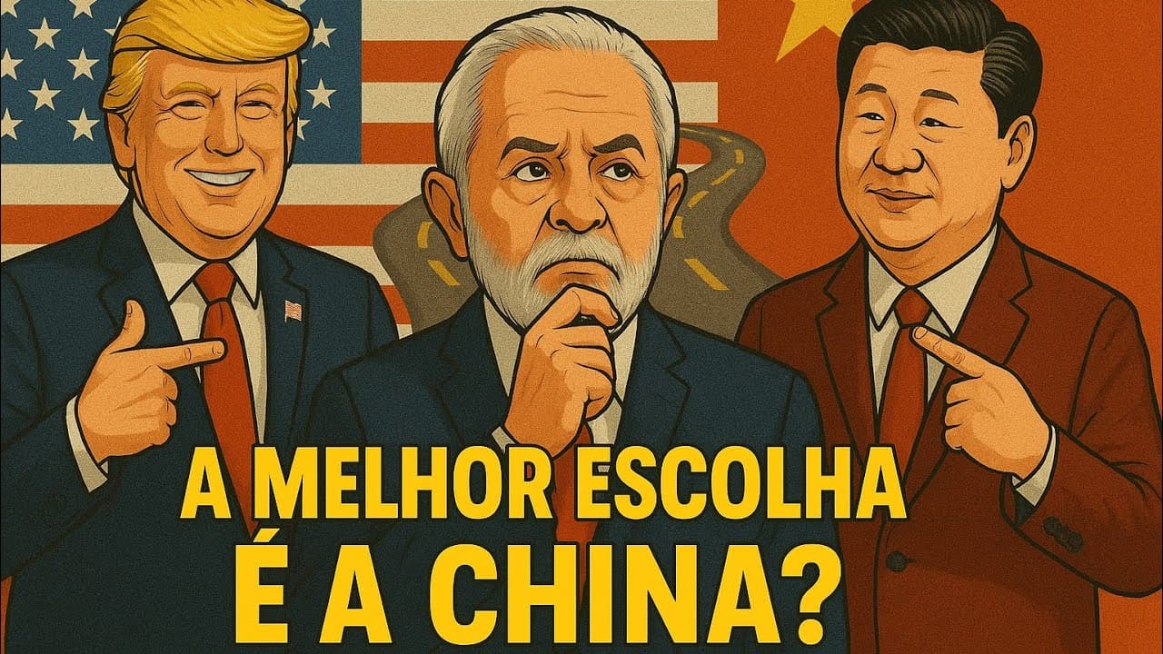 Thumbnail: O Brasil já escolheu a CHINA como sua parceira econômica.