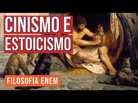 Thumbnail da aula: CINISMO E ESTOICISMO: escolas do Helenismo | Filosofia para o Enem | Ernani Júnior da Silva