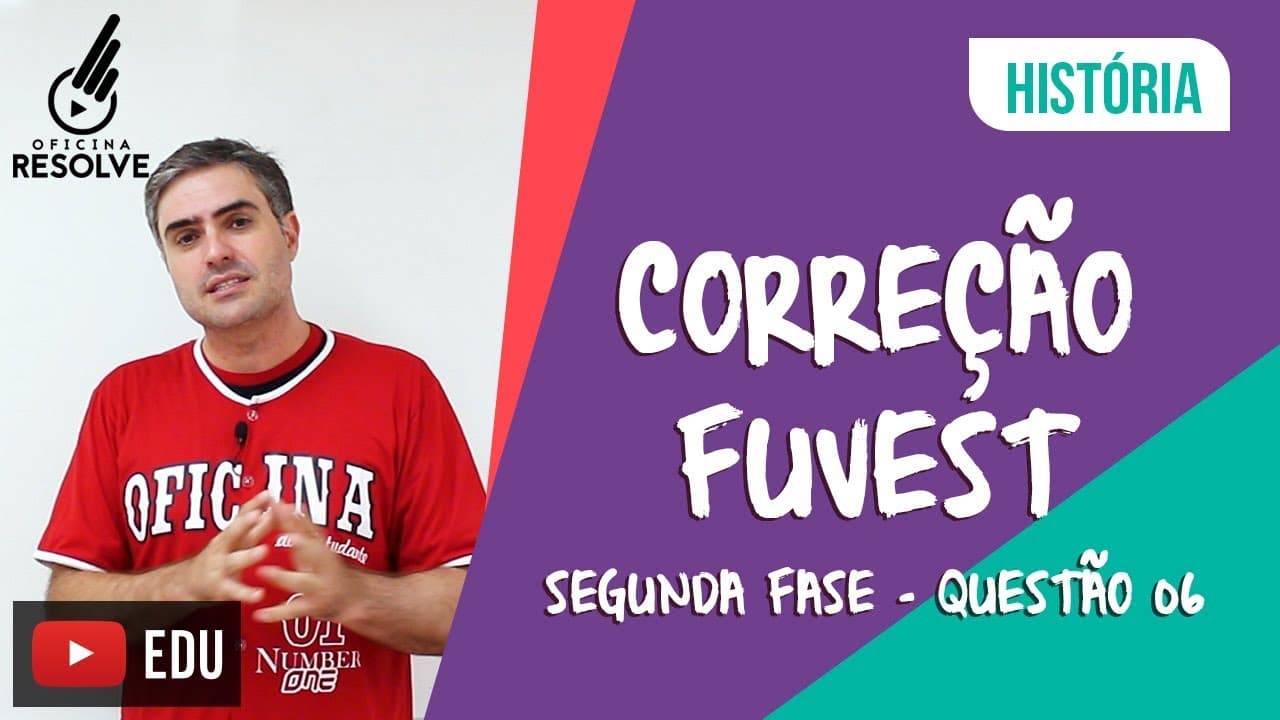 Thumbnail: Correção FUVEST 2019 - História Questão 06