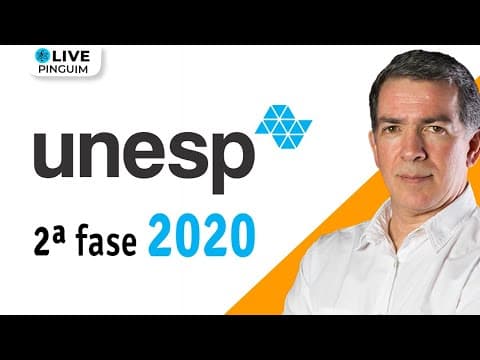Thumbnail da aula: UNESP 2020 Segunda Fase | RESOLUÇÃO de FÍSICA | Professor Pinguim