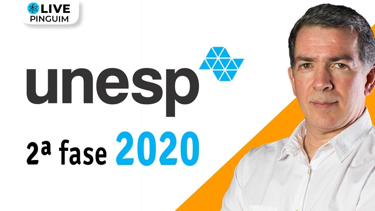 Thumbnail: UNESP 2020 Segunda Fase | RESOLUÇÃO de FÍSICA | Professor Pinguim