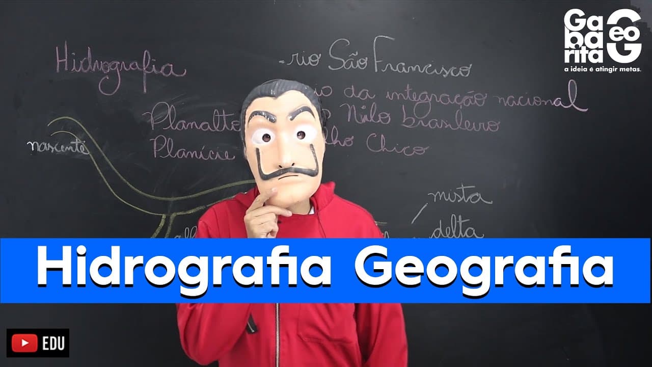 Thumbnail: O que cai na prova de Hidrografia | Geografia do Brasil |