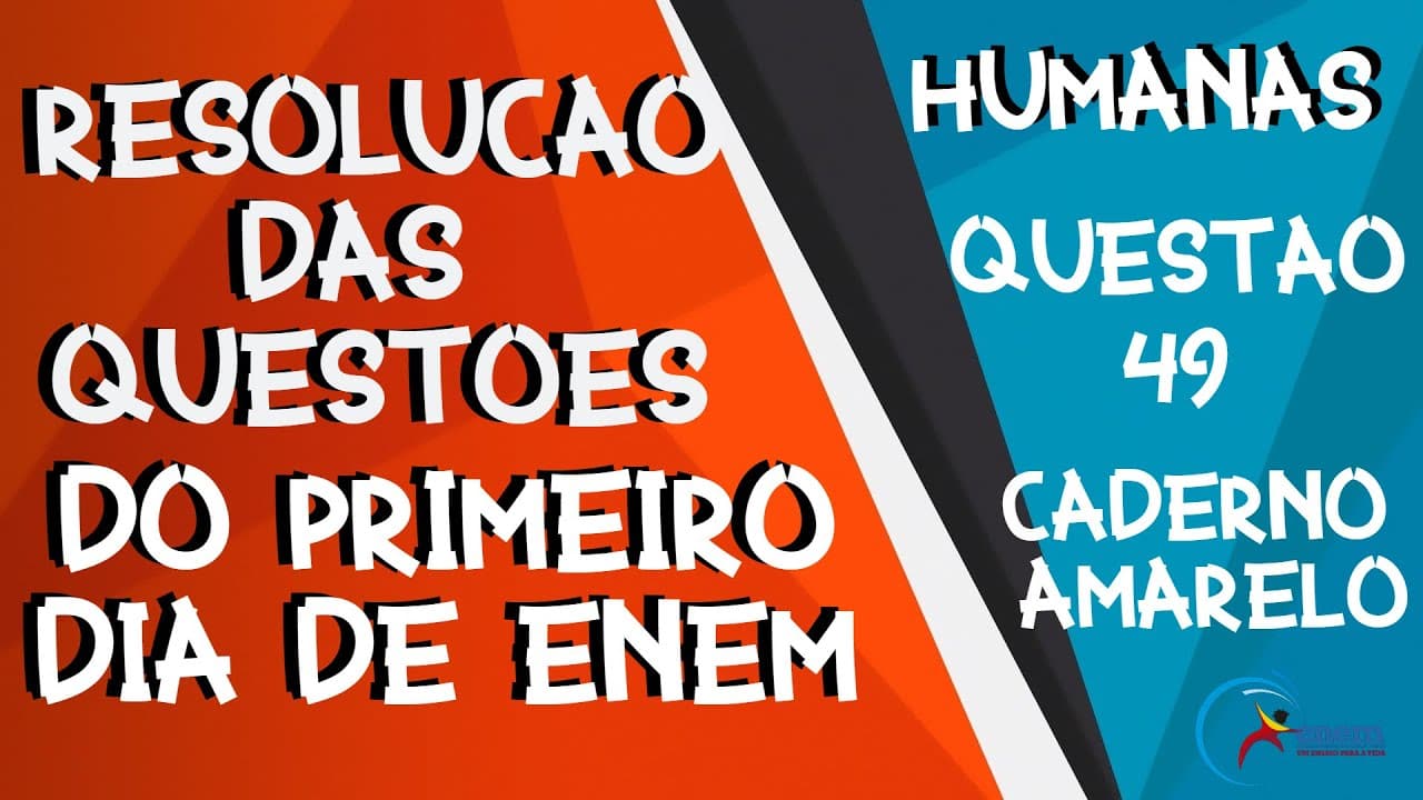 Thumbnail: ENEM 2020 | Ciências Humanas | Questão 49 - Caderno Amarelo | No contexto das distintas formas de...