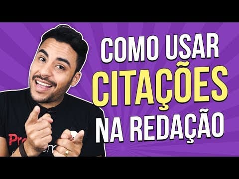 Thumbnail da aula: O SEGREDO DA BOA CITAÇÃO | Prof. Romulo Bolivar