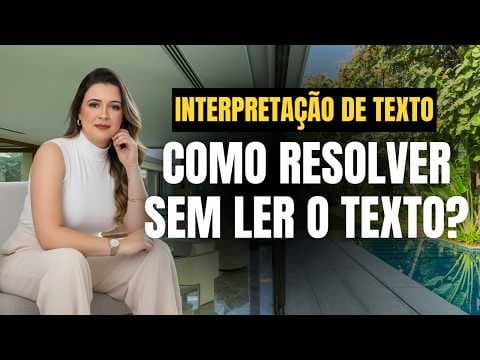 Thumbnail da aula: EXISTE DIFERENÇA ENTRE INTERPRETAÇÃO E COMPREENSÃO DE TEXTOS?