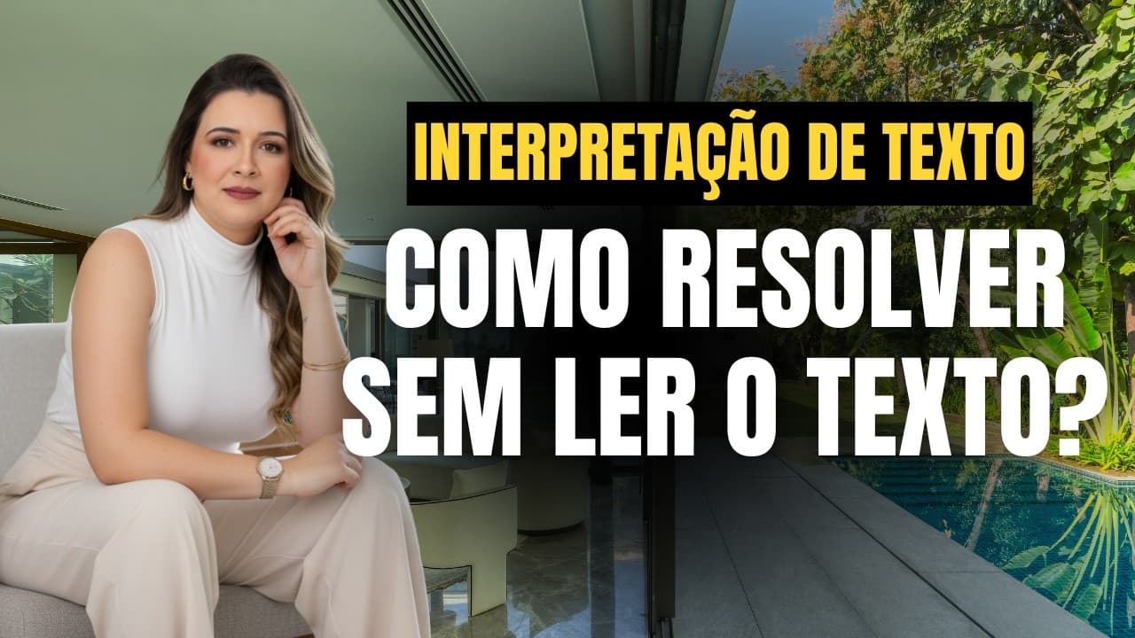 Thumbnail: EXISTE DIFERENÇA ENTRE INTERPRETAÇÃO E COMPREENSÃO DE TEXTOS?