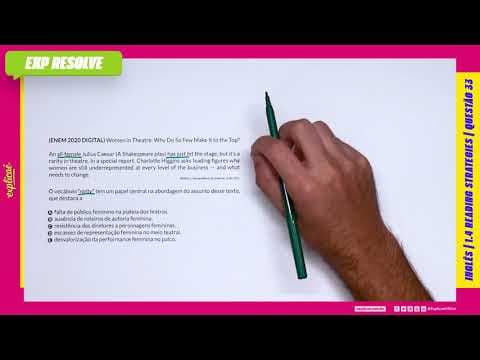 Thumbnail da aula: WOMEN IN THEATRE: WHY DO SO FEW MAKE IT TO THE TOP? AN ALL-FEMALE JULIUS  (...) | READING STRATEGIES