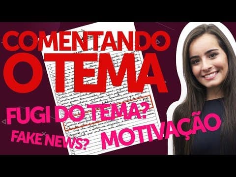 Thumbnail da aula: COMENTANDO A REDAÇÃO ENEM 2018 + MOTIVANDO OS ALUNOS!