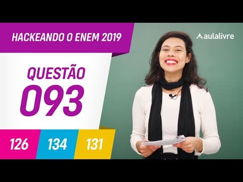 Thumbnail da aula: Enem 2019 | Química: Separação de misturas | Questão 93 (cinza)