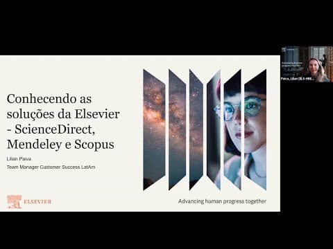 Thumbnail da aula: Conhecendo as soluções da Elsevier: ScienceDirect, Mendeley e Scopus