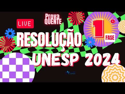 Thumbnail da aula: Resolução UNESP 2024 - QUÍMICA