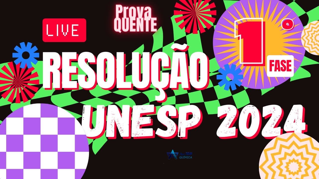 Thumbnail: Resolução UNESP 2024 - QUÍMICA