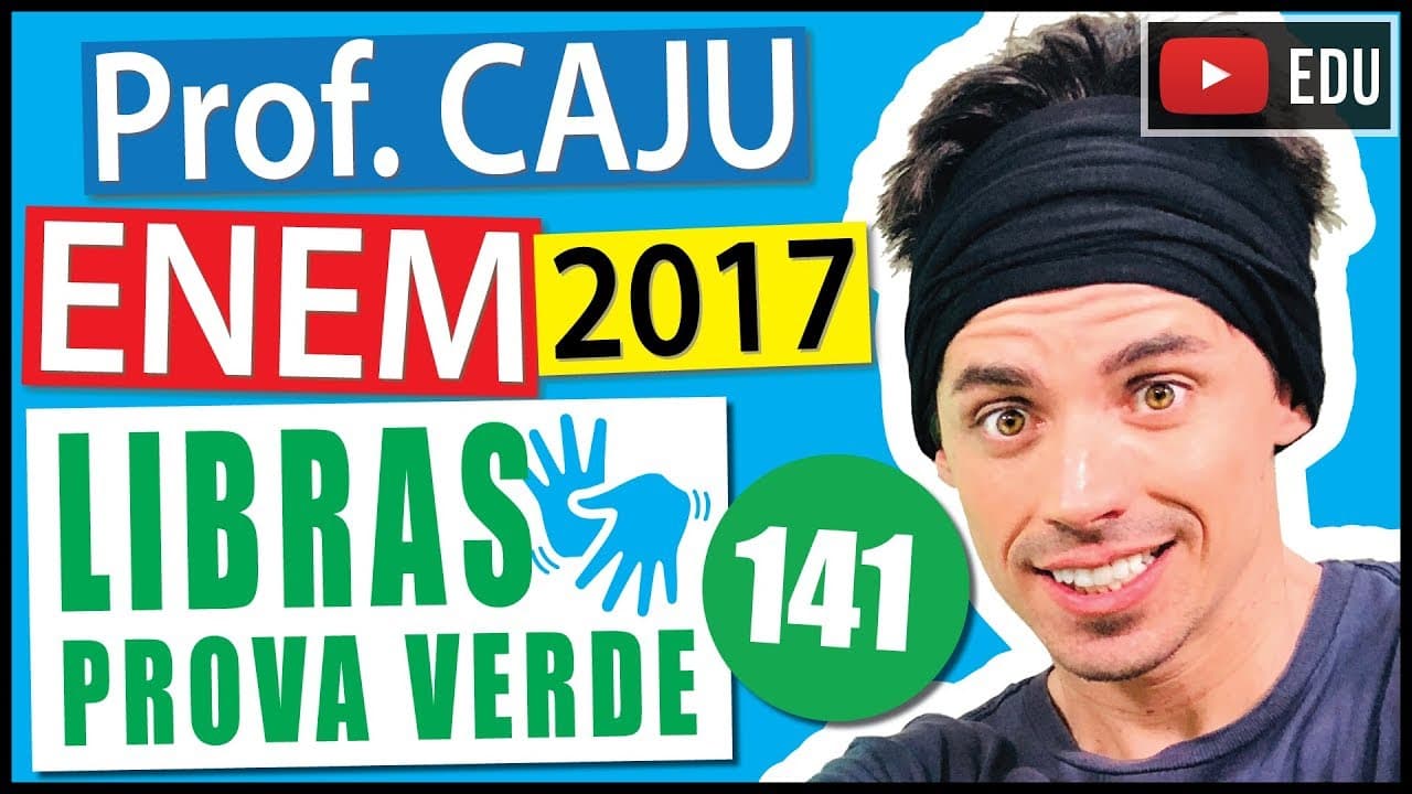 Thumbnail: [ENEM Libras 2017] 141 📗 MEDIANA Passar trote nos telefones de emergência da Polícia Militar