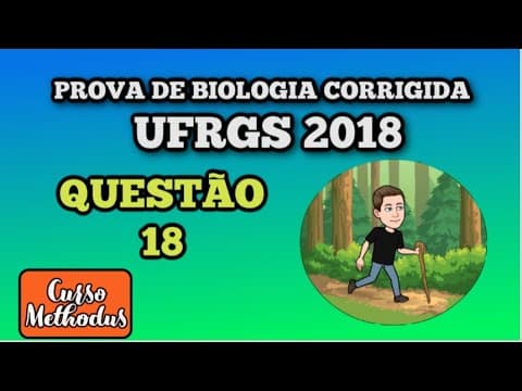 Thumbnail da aula: 18 de 2018 da prova de biologia da UFRGS - Observe a ilustração abaixo que indica o genótipo