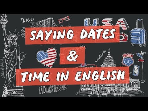 Thumbnail da aula: Saying Dates & Time in English - Brasil Escola