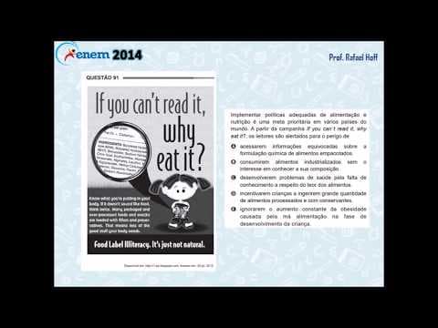 Thumbnail da aula: Inglês Enem 2014 PPL: compreensão de texto (campanha).