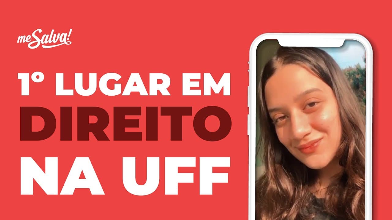 Thumbnail: HISTÓRIAS DE APROVAÇÃO: Como passei em Direito na UFF com o Me Salva!? | Aprovada Thaís Batista