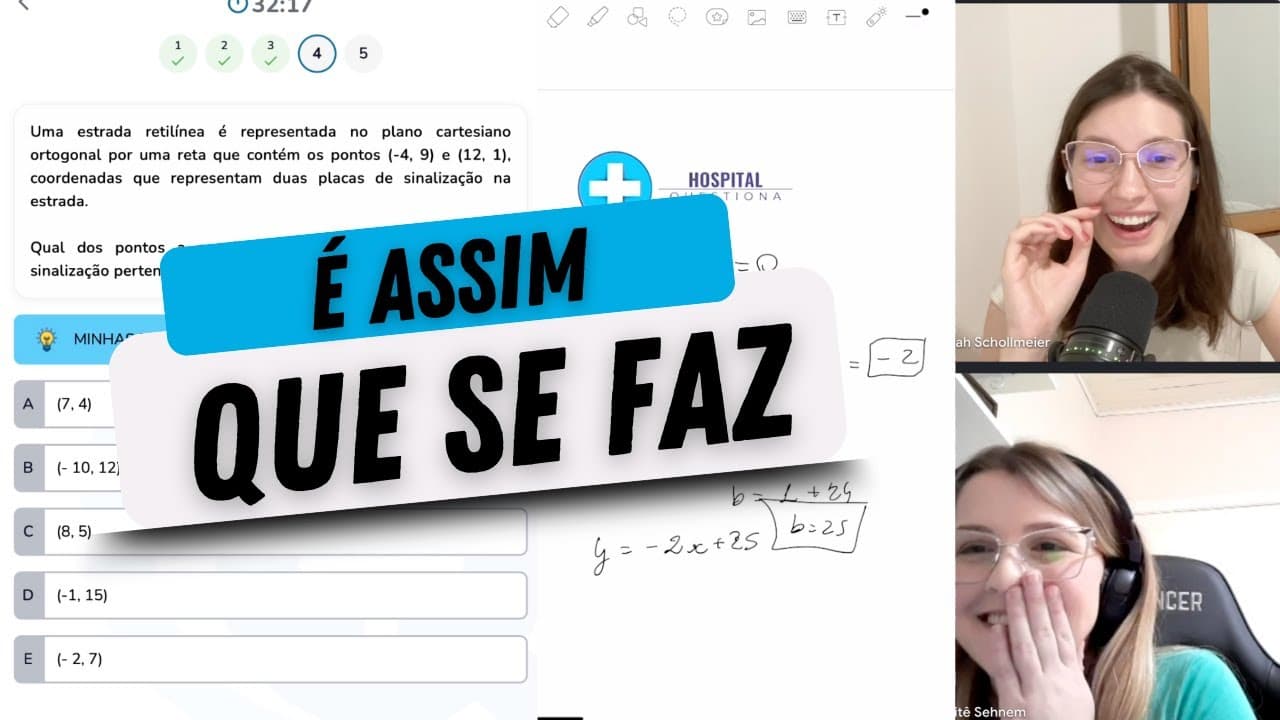 Thumbnail: 🏨 Estude GEOMETRIA ANALÍTICA como uma aprovada no ENEM!
