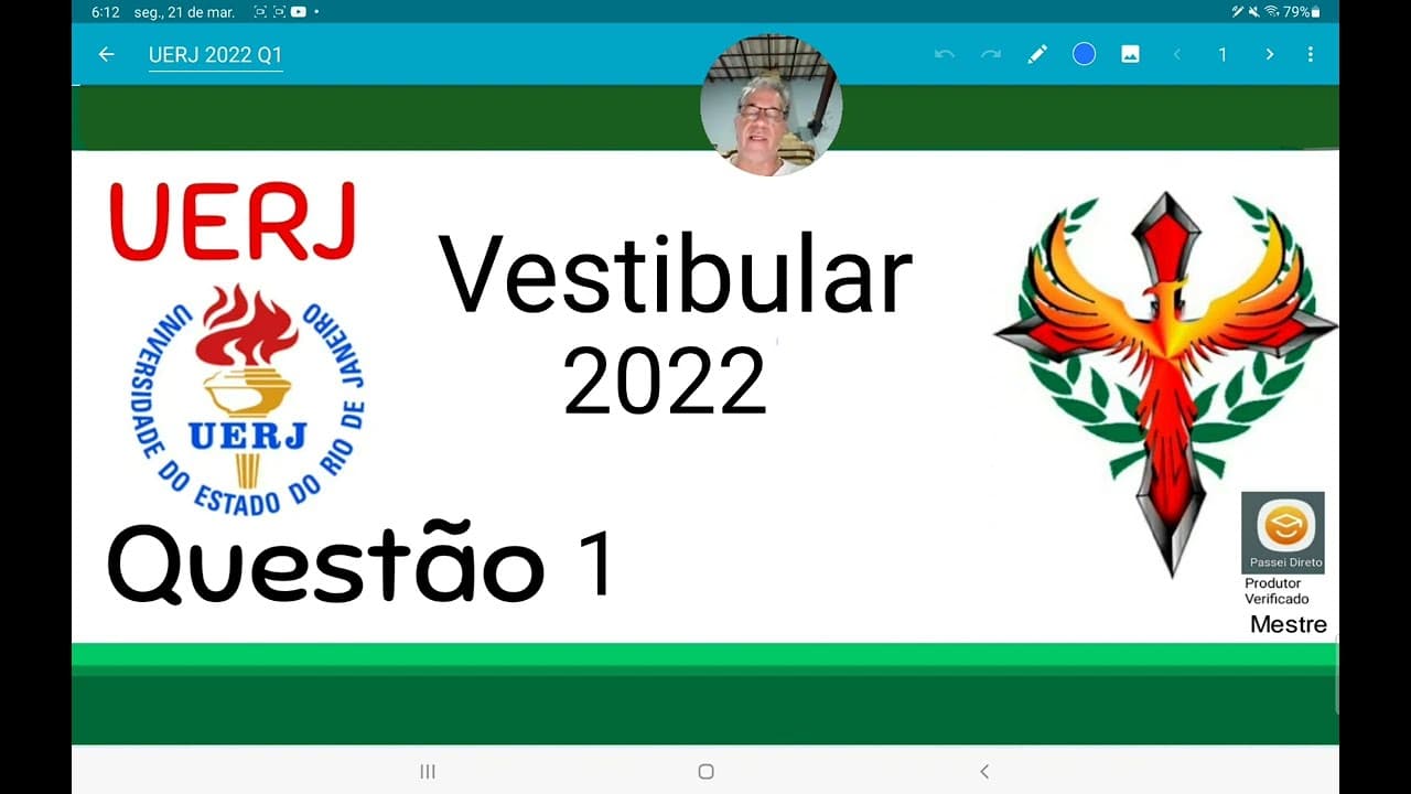 Thumbnail: UERJ 2022 questão 1 - Na letra da música, observa-se uma estrutura que se repete nas três estrofes