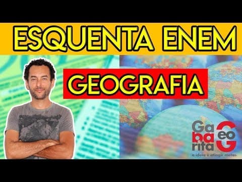 Thumbnail da aula: RESOLUÇÃO DE QUESTÕES GEOGRAFIA ENEM 2019