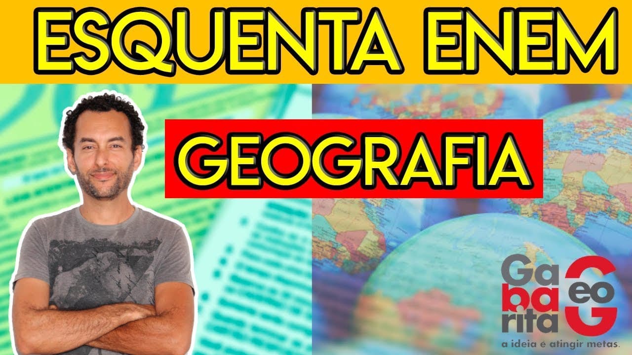 Thumbnail: RESOLUÇÃO DE QUESTÕES GEOGRAFIA ENEM 2019