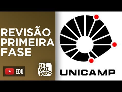 Thumbnail da aula: ARRASANDO EM HISTÓRIA NO VESTIBULAR DA UNICAMP | RESOLUÇÃO 2020