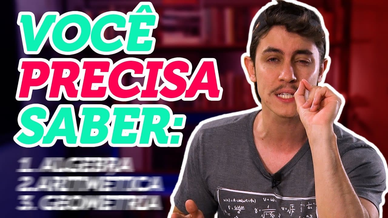 Thumbnail: Como estudar MATEMÁTICA do ZERO (para estudar FÍSICA!)