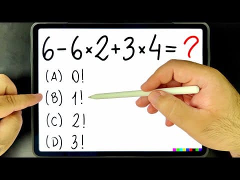 Thumbnail da aula: 🔥 MUITA GENTE ERRA ESSA EXPRESSÃO NUMÉRICA! Você consegue resolver?