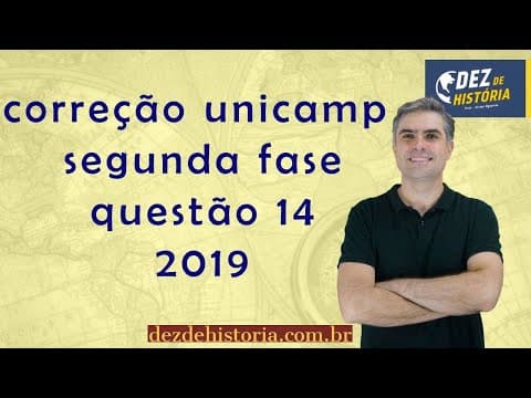 Thumbnail da aula: Resolução Vestibular Unicamp Segunda fase questão 14 2019