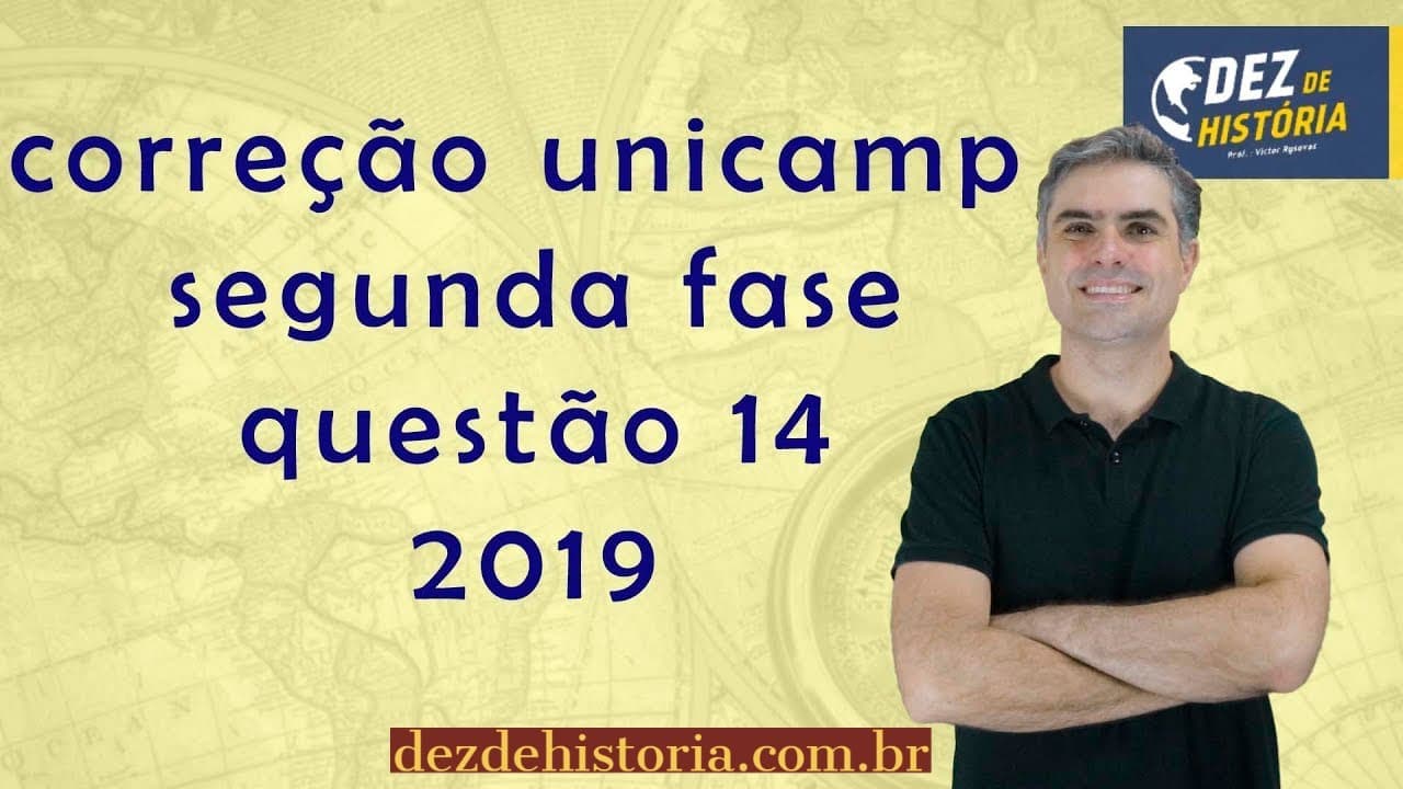 Thumbnail: Resolução Vestibular Unicamp Segunda fase questão 14 2019