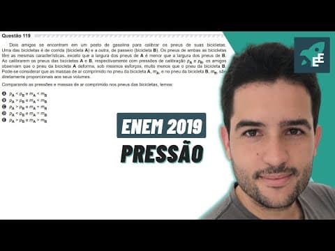 Thumbnail da aula: Dois amigos se encontram em um posto de gasolina - FÍSICA EXATAS ENEM 2019