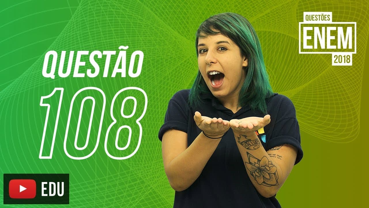 Thumbnail: ENEM 2018 | Estequiometria | Questão 108 (caderno amarelo)