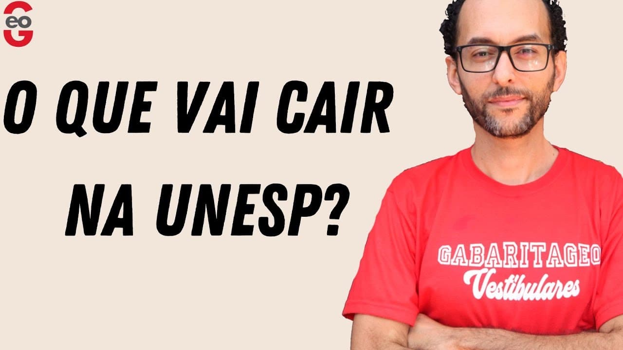 Thumbnail: O que vai cair na PROVA de Geografia da UNESP?