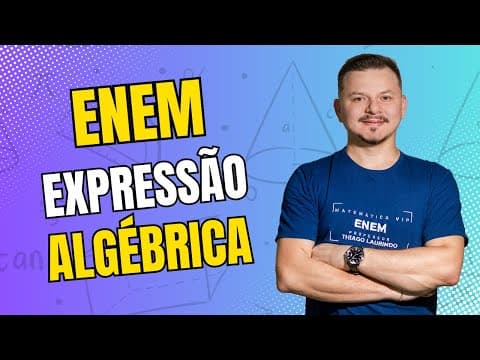 Thumbnail da aula: ENEM 2024 - MATEMÁTICA - O uso de aplicativos de transporte tem sido uma alternativa à população...