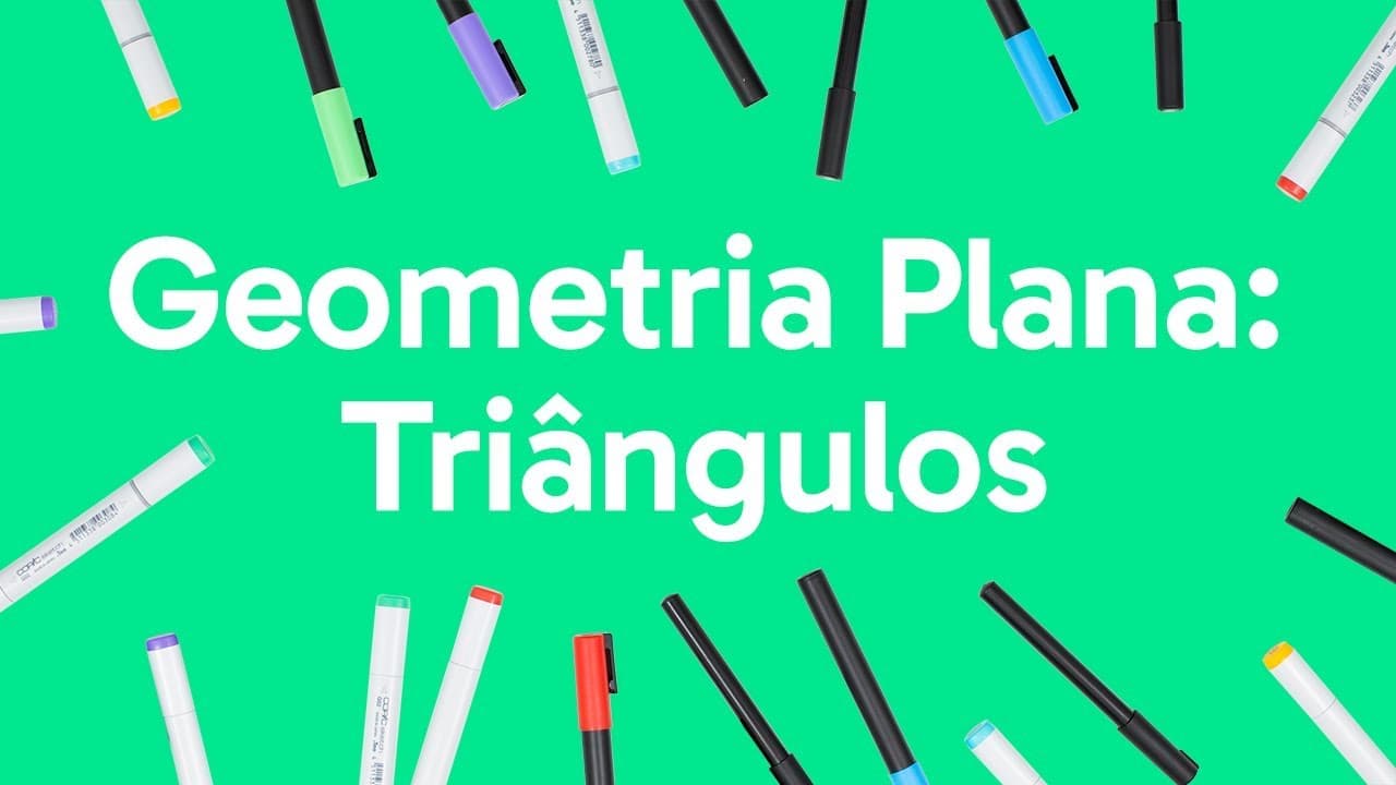 Thumbnail: GEOMETRIA PLANA: TRIÂNGULOS | QUER QUE DESENHE? | DESCOMPLICA