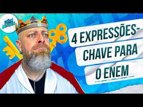 Thumbnail da aula: 04 Expressões-chave para o ENEM [Professor Noslen] #enem #enem2024