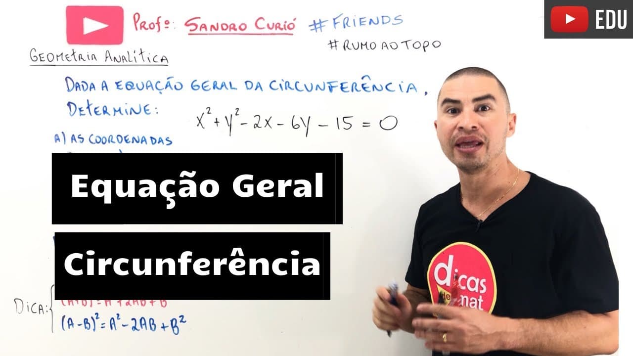 Thumbnail: Equação da Circunferência: Reduzida, Geral, Centro e Raio