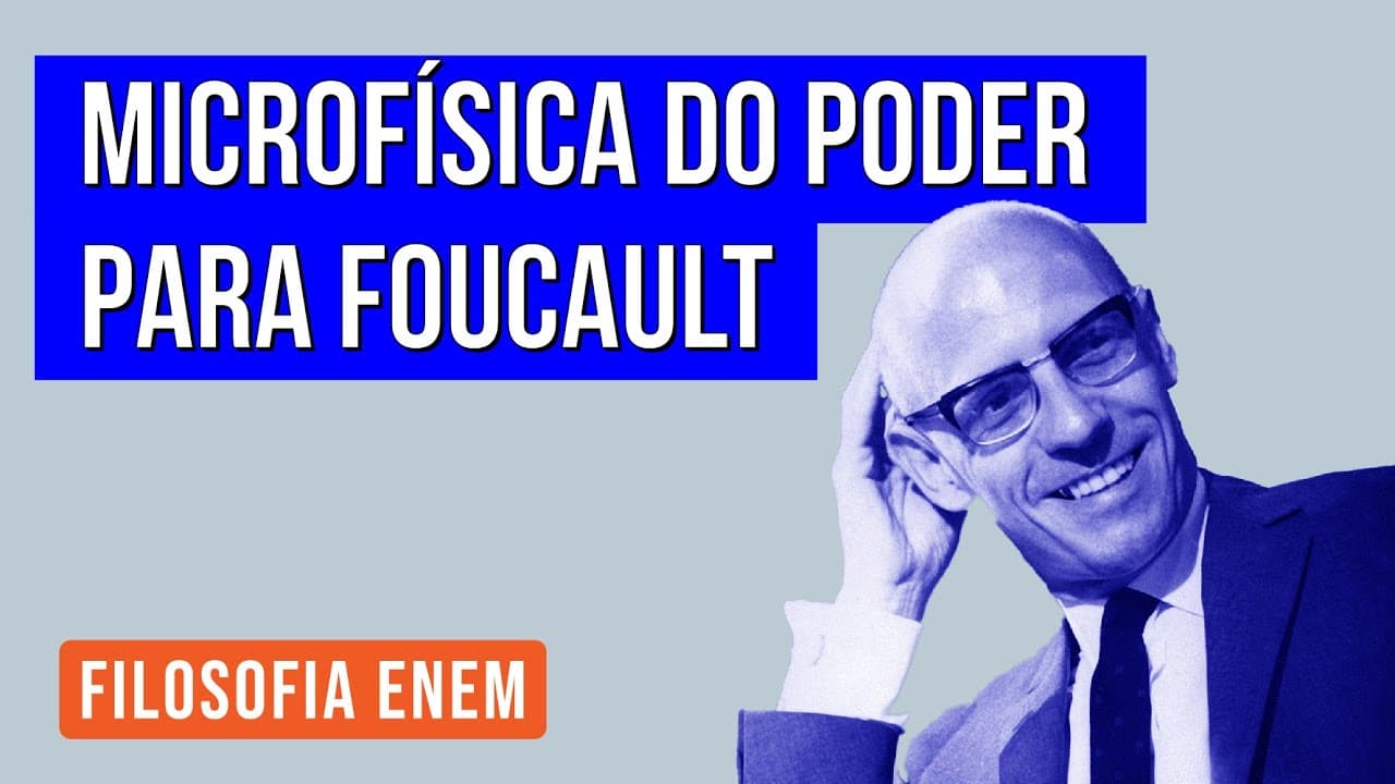 Thumbnail: MICROFÍSICA DO PODER PARA FOUCAULT | Filosofia para o Enem | Ernani Júnior Silva