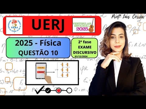 Thumbnail da aula: 🟢 FÍSICA/ UERJ 2025 /QUESTÃO 10 / 2ª FASE /Em um centro médico, para obter uma senha de  ....