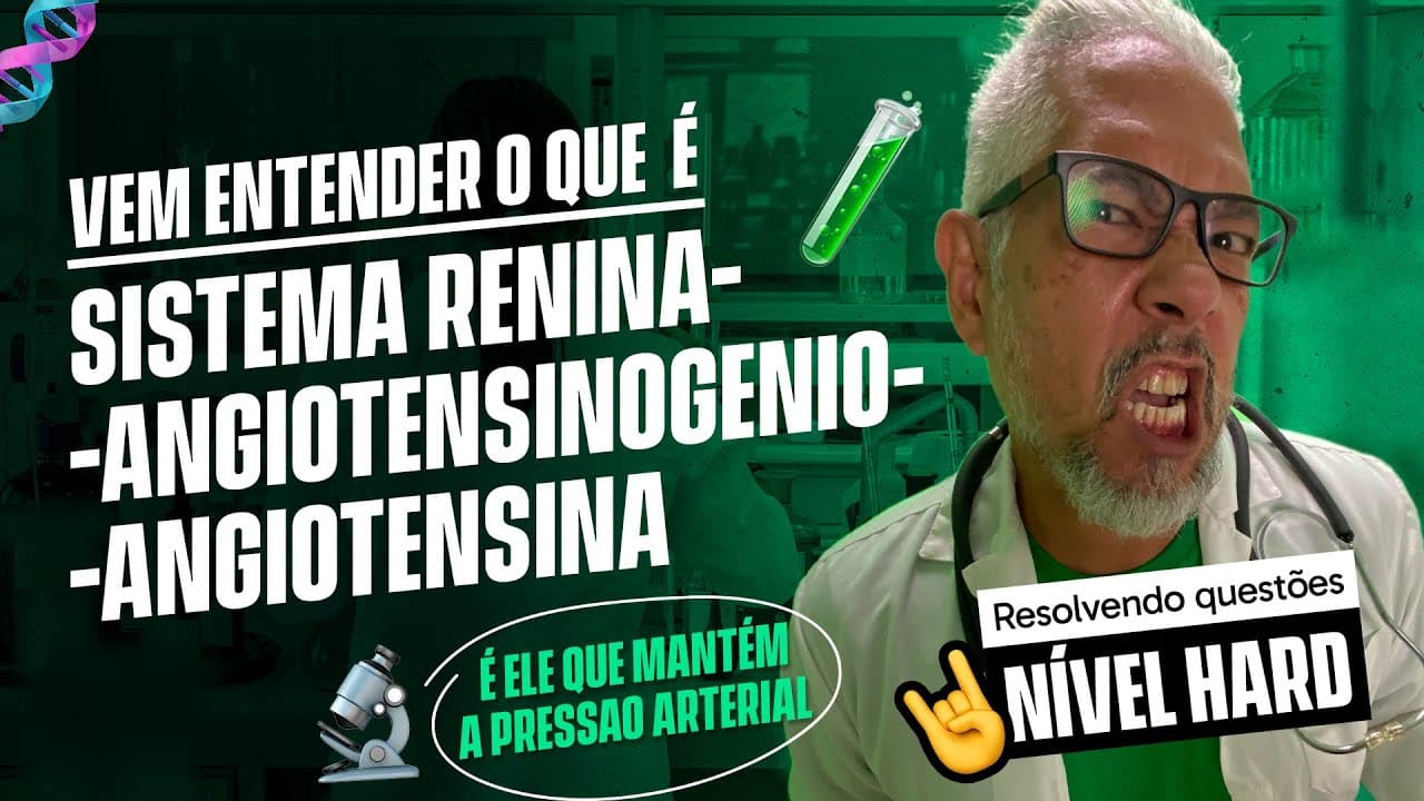 Thumbnail: SISTEMA RENINA-ANGIOTENSINOGÊNIO-ANGIOTENSINA | MODO MEDICINA #3