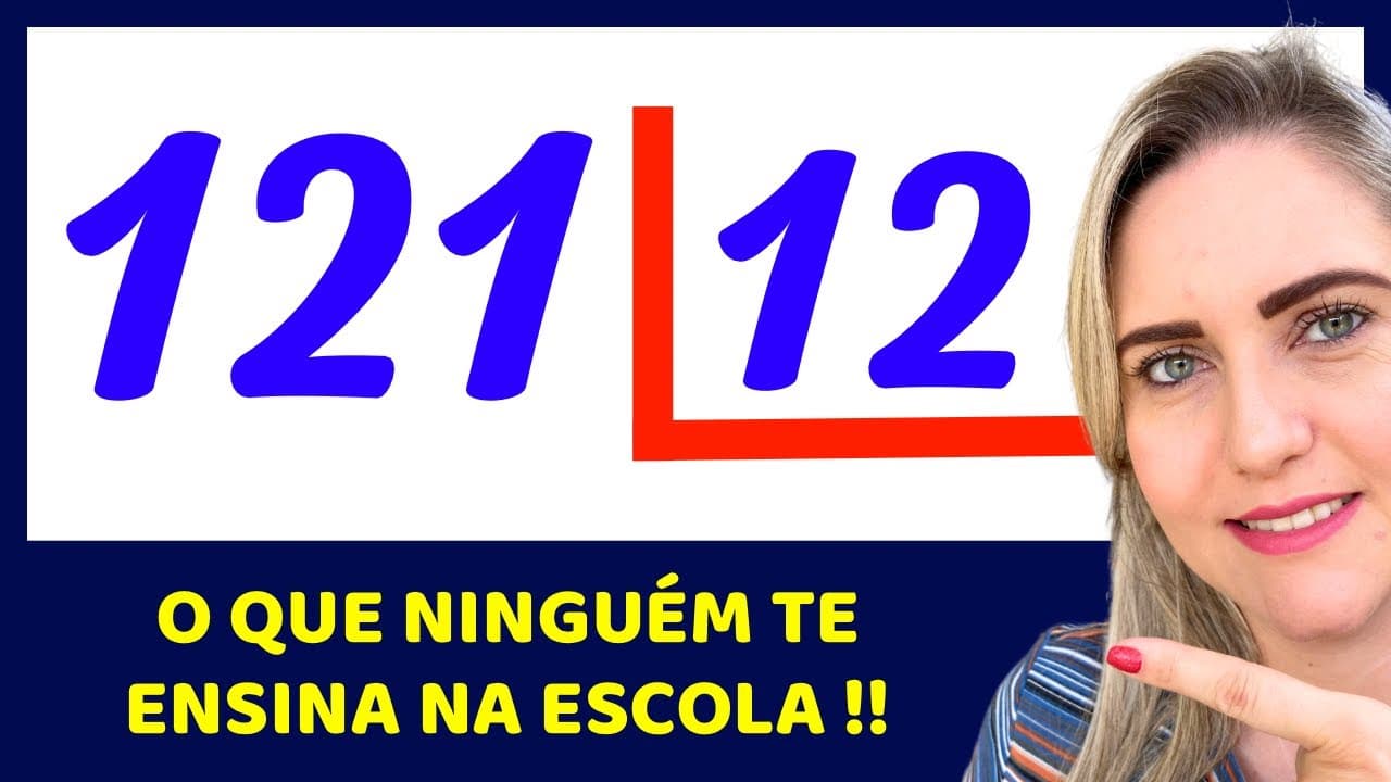 Thumbnail: 🤯 O QUE NINGUÉM TE ENSINA SOBRE DIVISÃO !!! Matemática básica todo dia.📚🚀