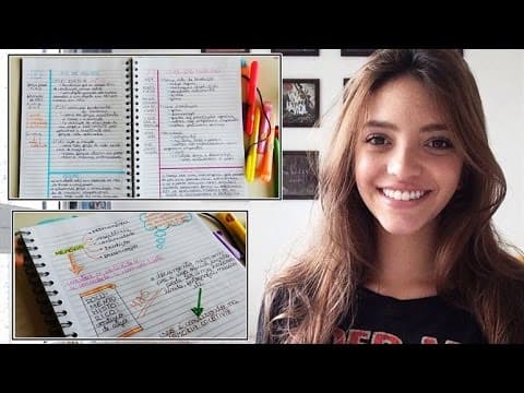 Thumbnail da aula: Como fazer ANOTAÇÕES/RESUMOS EFICIENTES da aula e da matéria? (Débora Aladim)