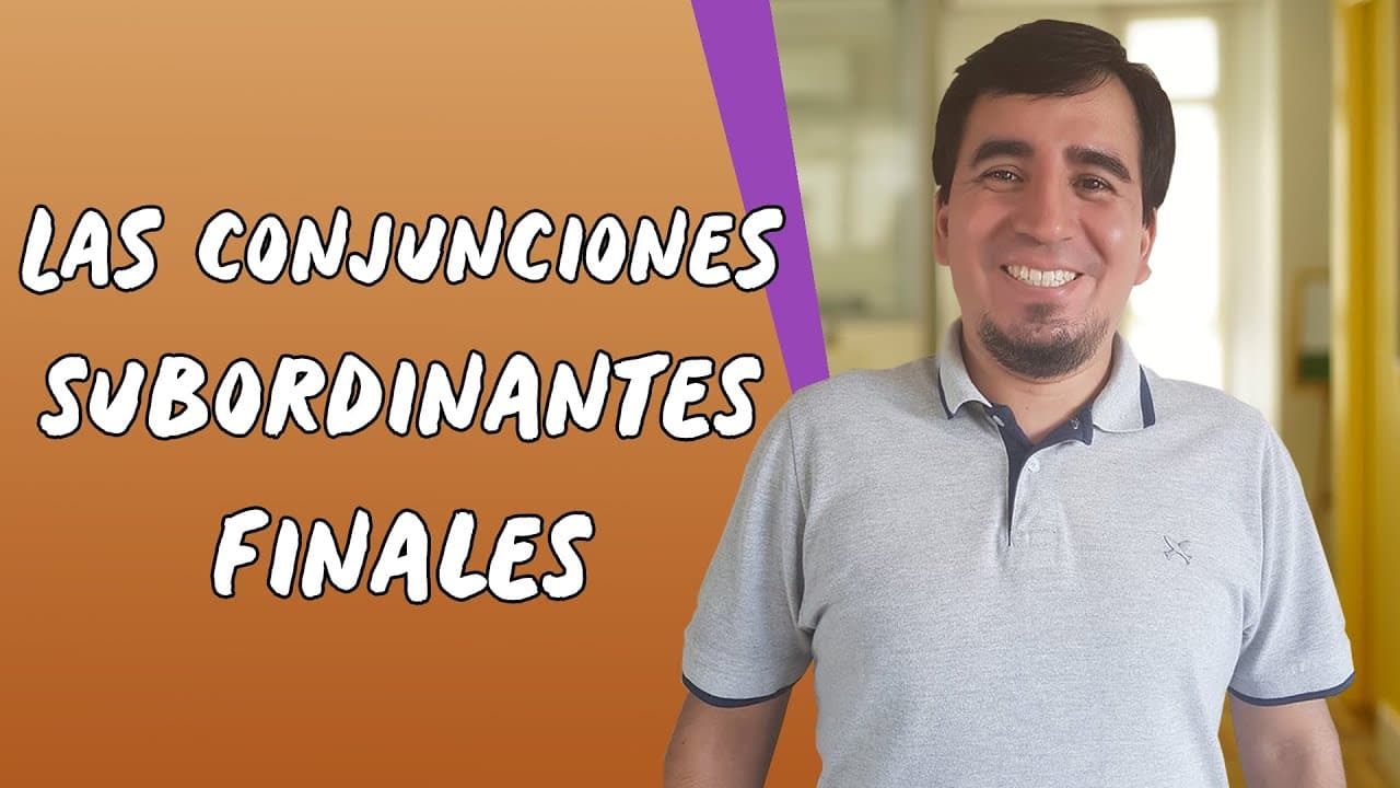 Thumbnail: Las Conjunciones Subordinantes Finales - Brasil Escola
