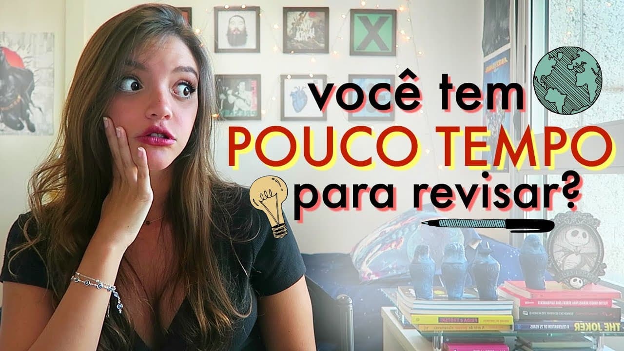Thumbnail: 8 DICAS PARA REVISAR A MATÉRIA EM POUCO TEMPO - Débora Aladim