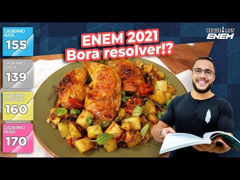 Thumbnail da aula: 🟣 Questão 155 - Caderno Azul | Sistemas de Equação | MATEMÁTICA ENEM 2021